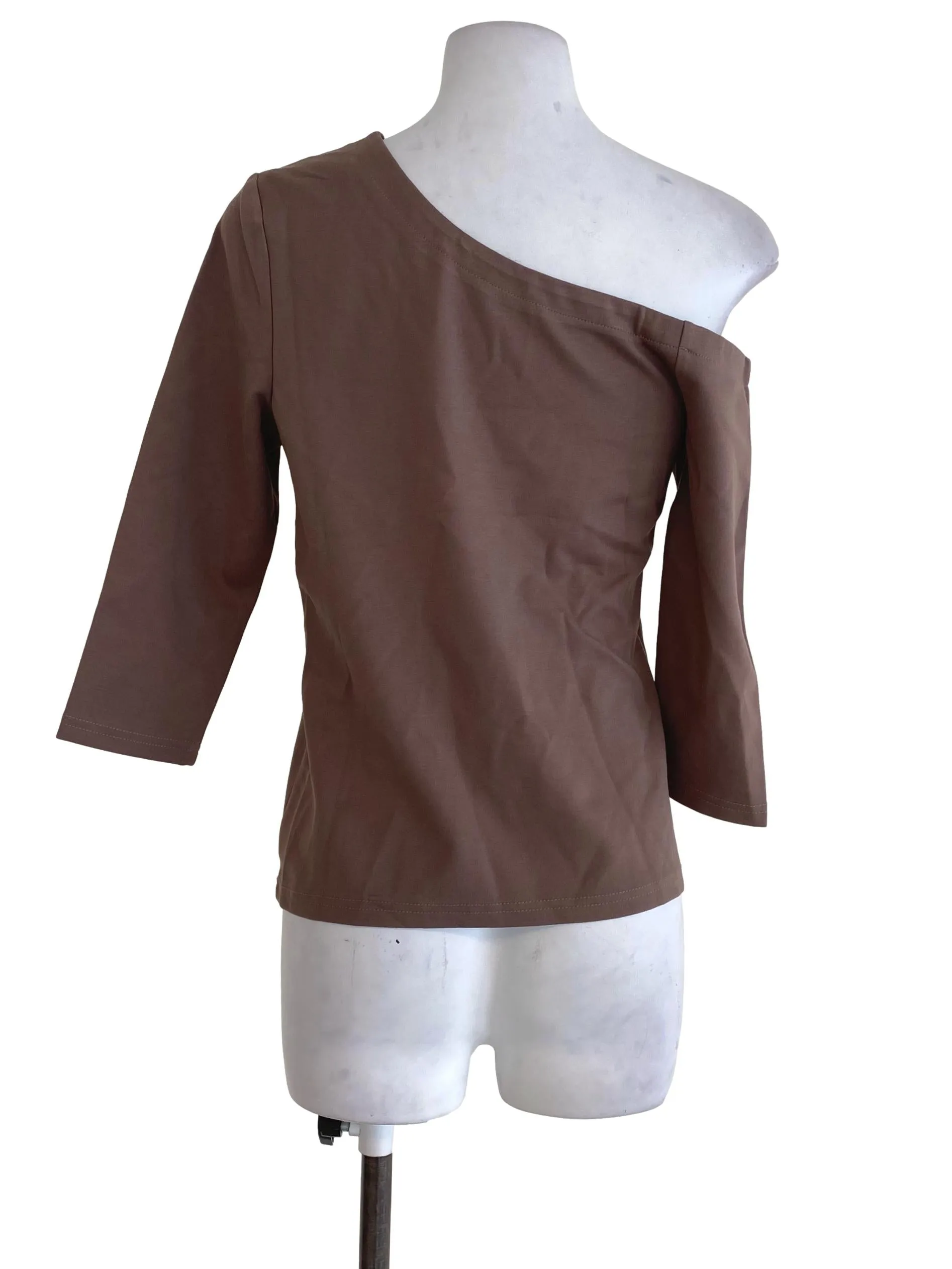 Brown Long Sleeve Top