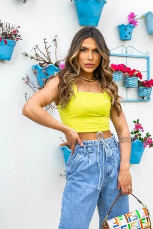 Calça Mom Jeans Frysaide Amarração