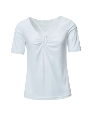 Camiseta Salsa Jeans de Mujer con Escote Asimétrico