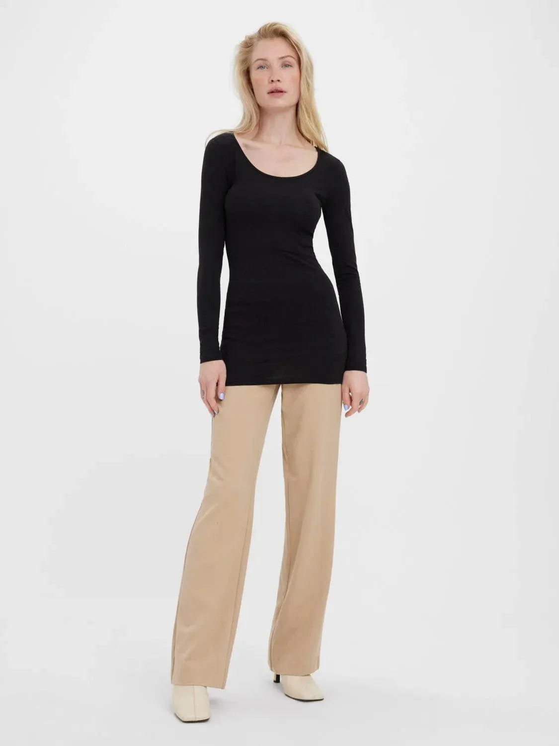 Camiseta Vero Moda Manga Larga Maxi Black