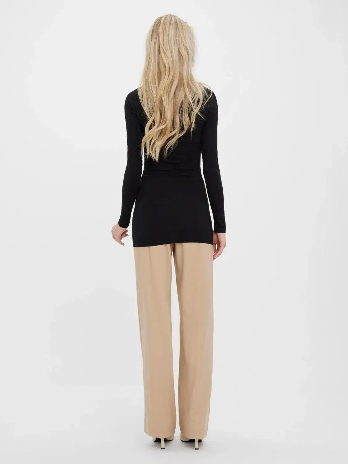 Camiseta Vero Moda Manga Larga Maxi Black