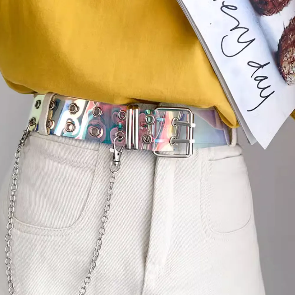 Casual Versatile Clear Belt