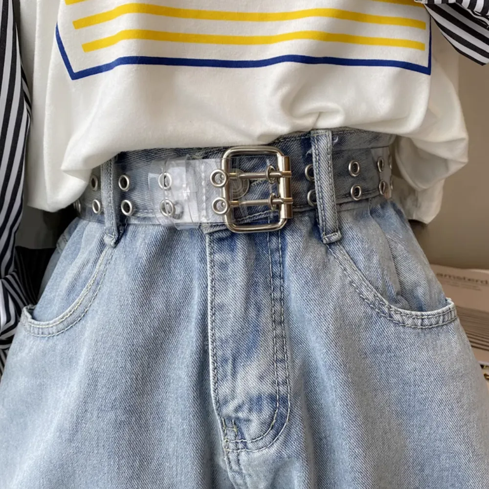 Casual Versatile Clear Belt