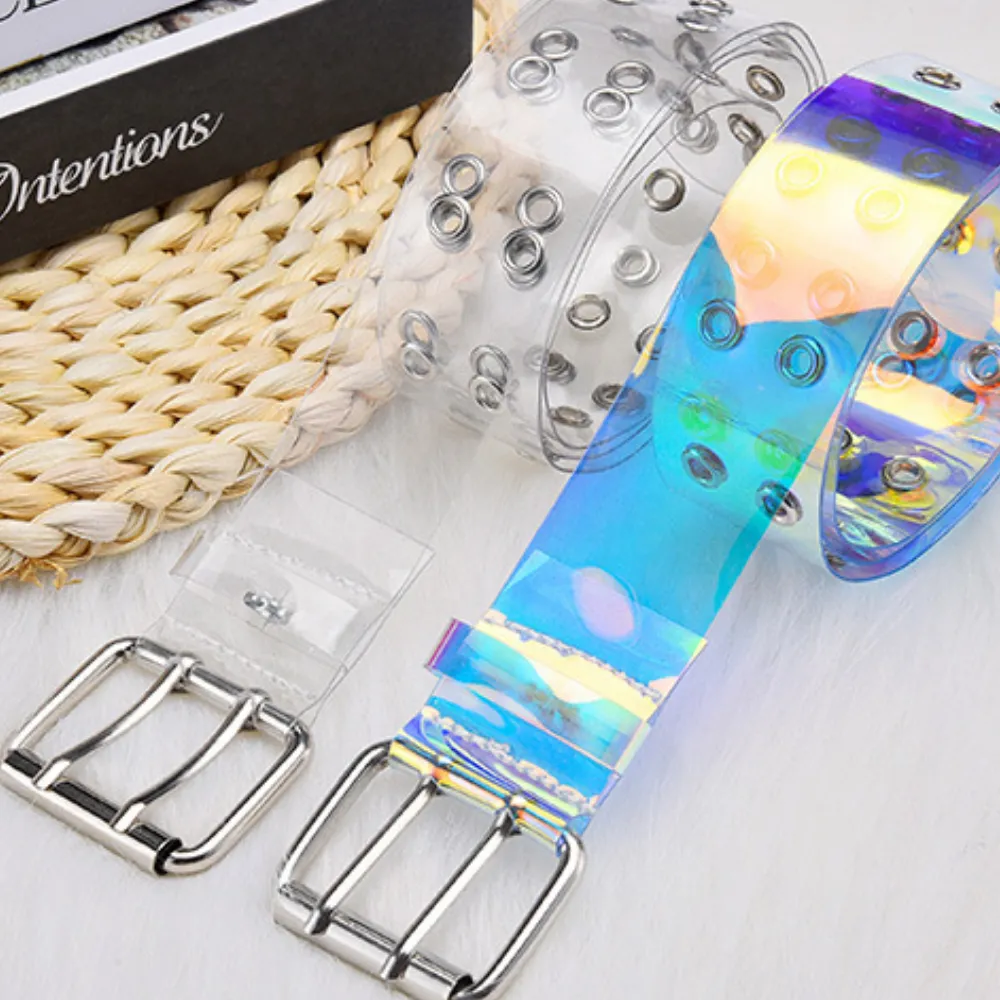 Casual Versatile Clear Belt