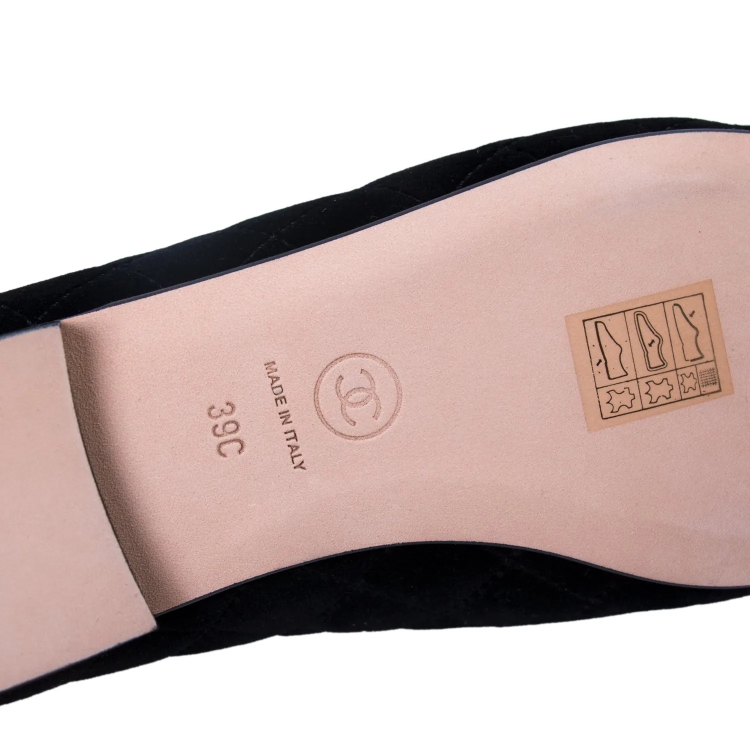 Chanel Quilted Velvet CC Loafers