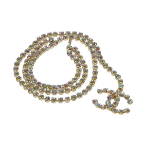Chanel Rainbow Crystal Belt