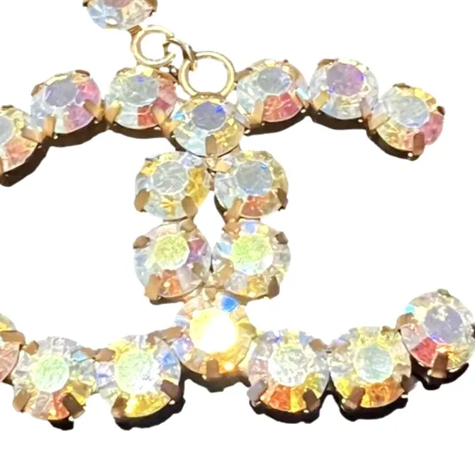 Chanel Rainbow Crystal Belt
