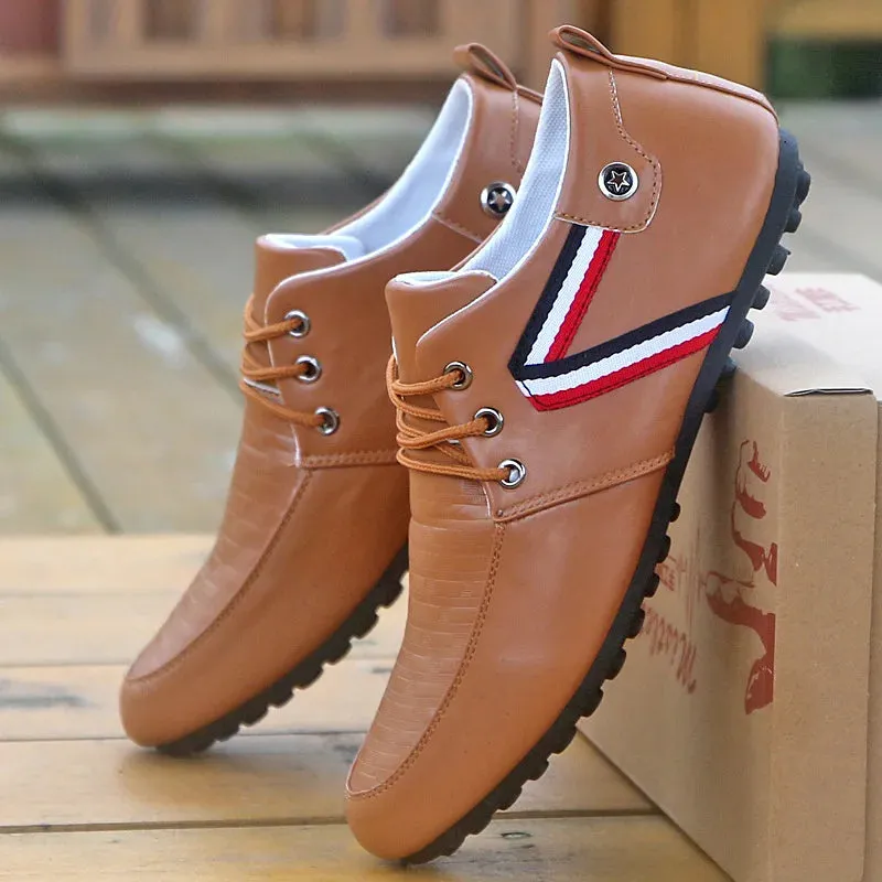 Chaussures sport auto Ferrari 2025 / New Style Ferrari 2025 Breathable Men's Peas Shoes the British Sneakers