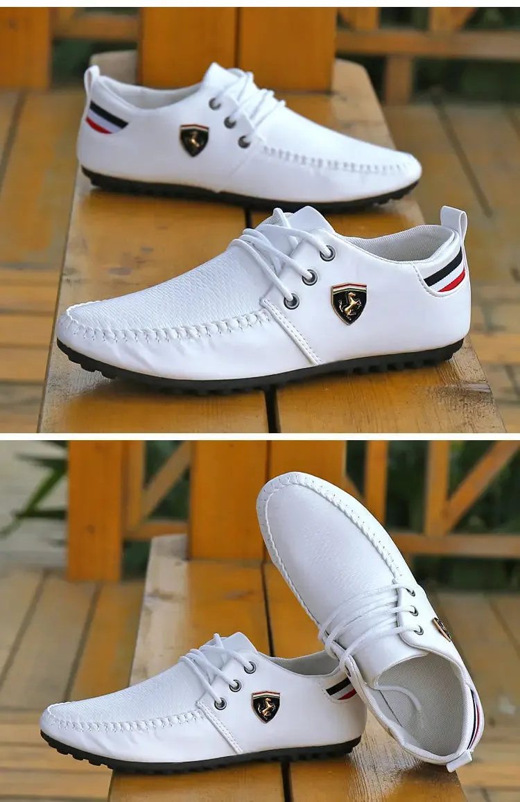 Chaussures sport auto Ferrari 2025 / New Style Ferrari 2025 Breathable Men's Peas Shoes the British Sneakers