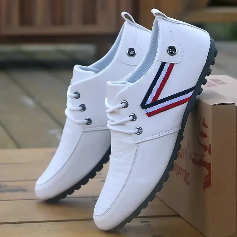 Chaussures sport auto Ferrari 2025 / New Style Ferrari 2025 Breathable Men's Peas Shoes the British Sneakers