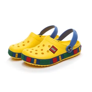 Children's Non-slip Breathable Flat Summer Outdoor Shoes - Black, Yellow