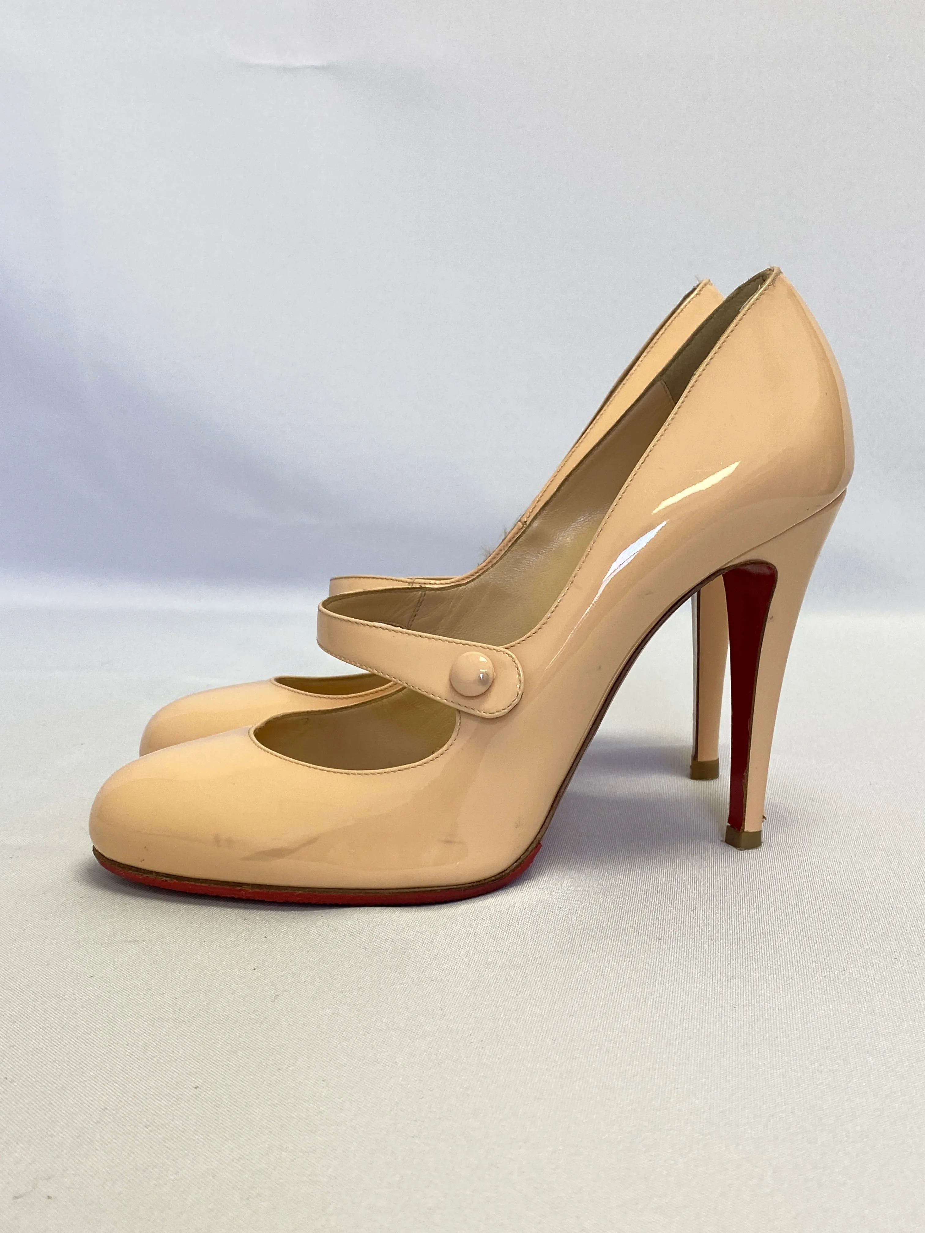 Christian Louboutin Nude Mary Jane Pump
