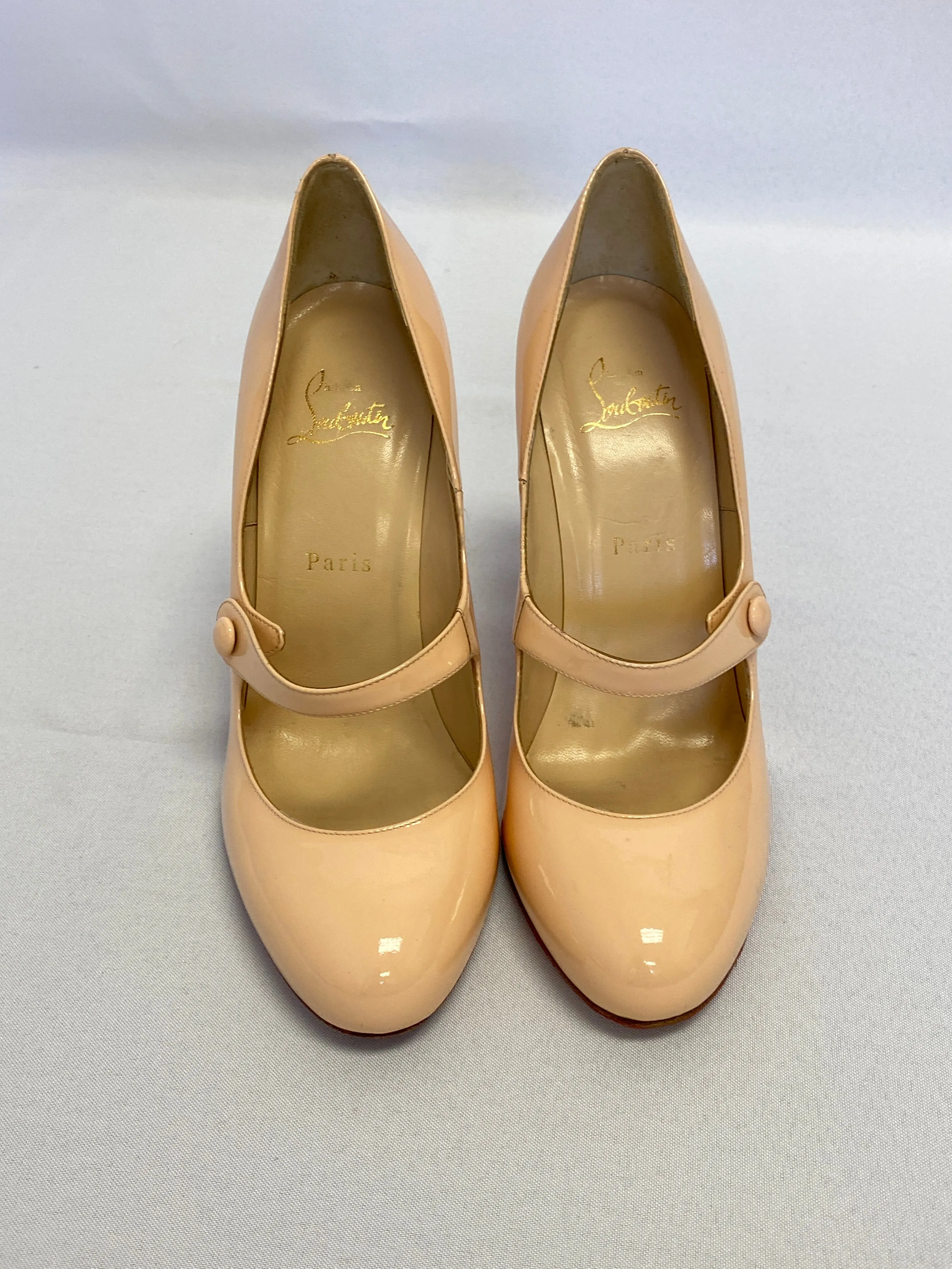 Christian Louboutin Nude Mary Jane Pump