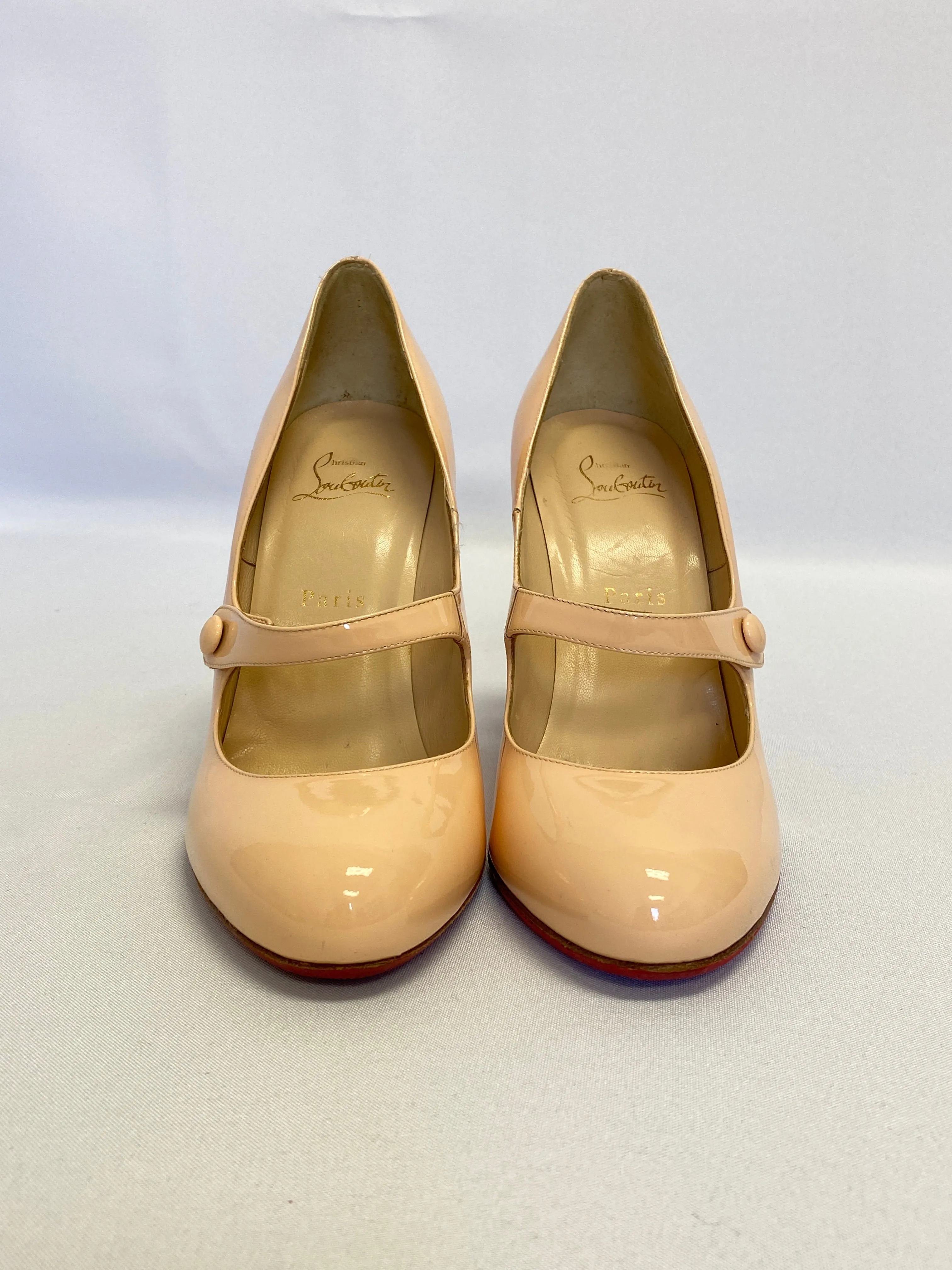 Christian Louboutin Nude Mary Jane Pump