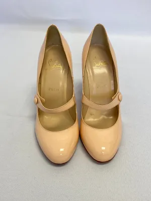 Christian Louboutin Nude Mary Jane Pump