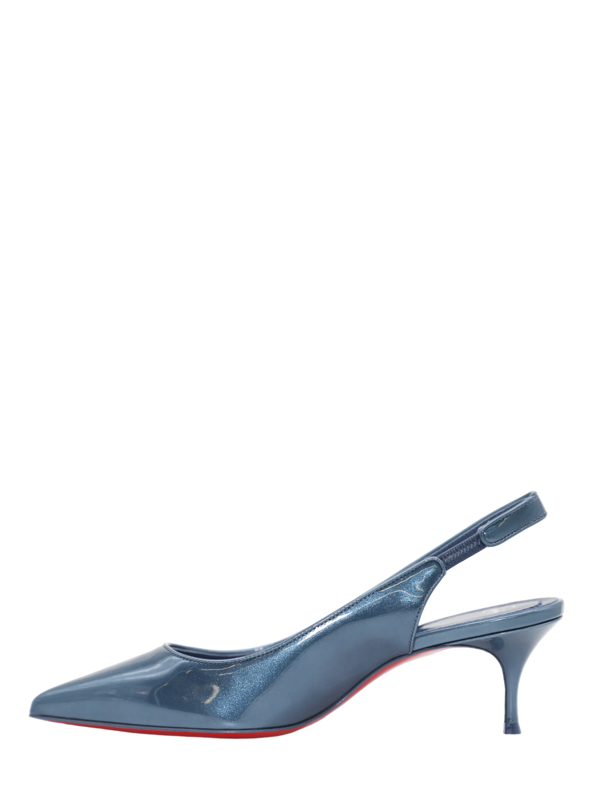Christian Louboutin Sporty Kate Sling 55 Heel in Denim | In-Store Only
