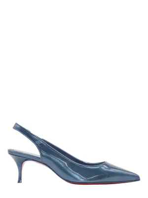 Christian Louboutin Sporty Kate Sling 55 Heel in Denim | In-Store Only