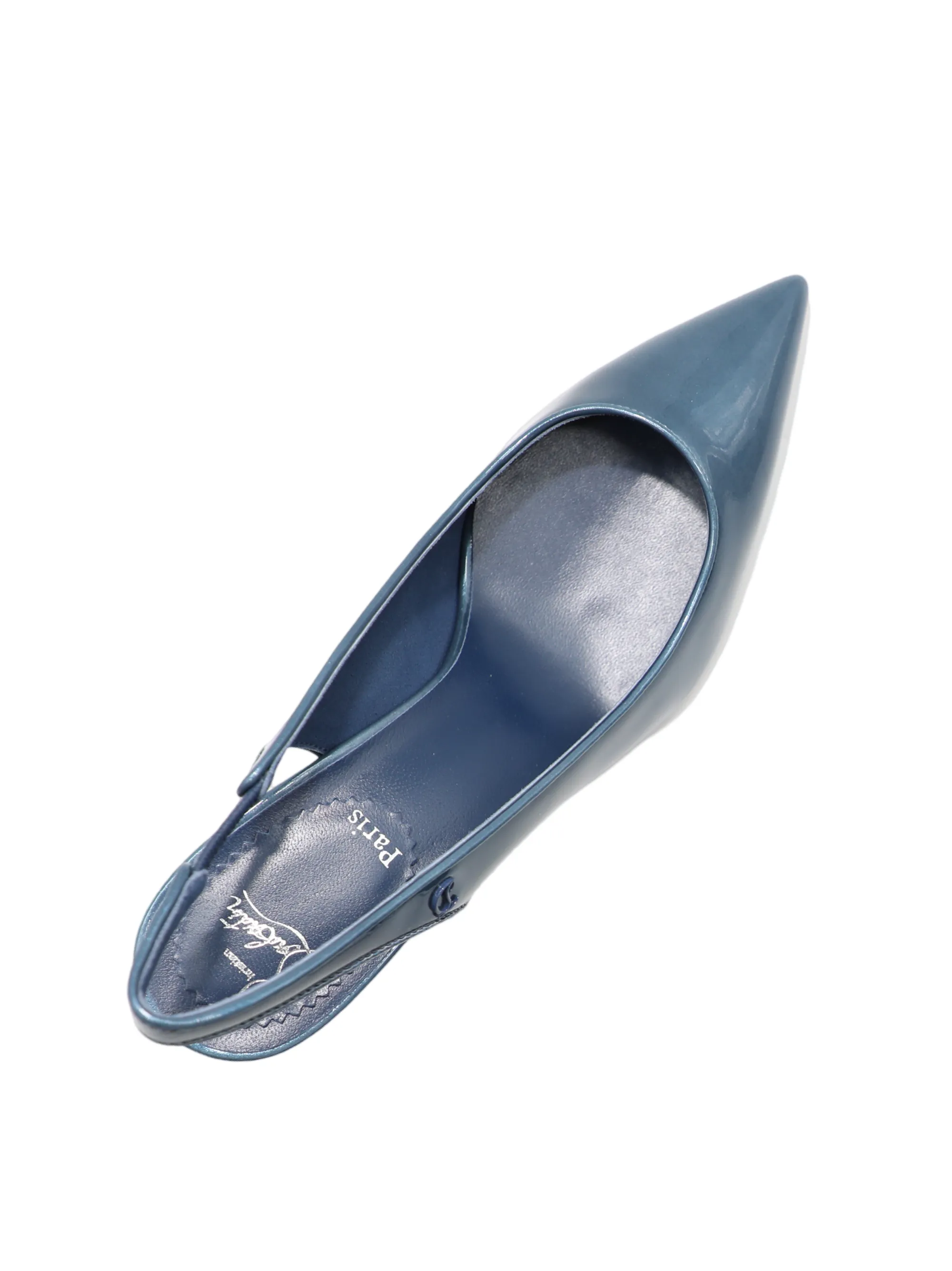 Christian Louboutin Sporty Kate Sling 55 Heel in Denim | In-Store Only