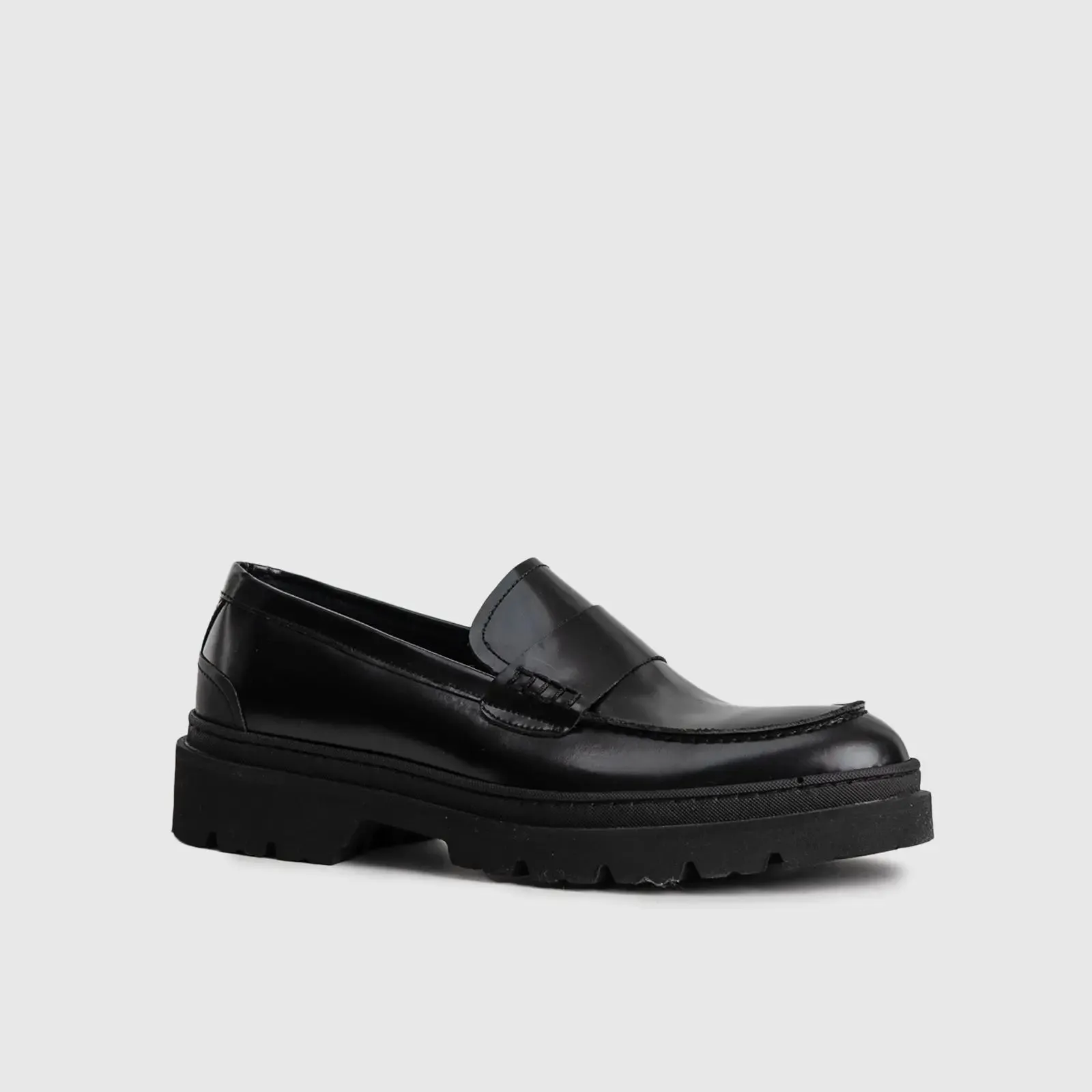 Chunky Sole Dress Loafers 0217