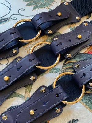 Claiborne Belt in Navy