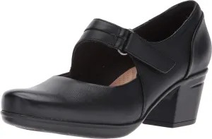 Clarks Women's Emslie Lulin Pump, Black, 12 M US