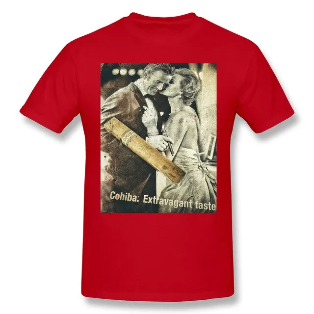 Cohibar Cuban Cigar Mini Skir Men's Basic Short Sleeve T-Shirt Funny Graphic R238 Top tee USA Size
