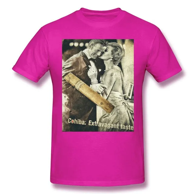Cohibar Cuban Cigar Mini Skir Men's Basic Short Sleeve T-Shirt Funny Graphic R238 Top tee USA Size