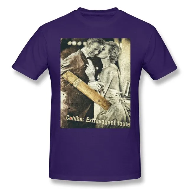 Cohibar Cuban Cigar Mini Skir Men's Basic Short Sleeve T-Shirt Funny Graphic R238 Top tee USA Size