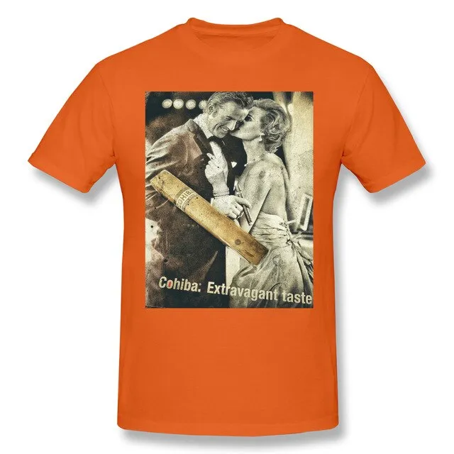 Cohibar Cuban Cigar Mini Skir Men's Basic Short Sleeve T-Shirt Funny Graphic R238 Top tee USA Size