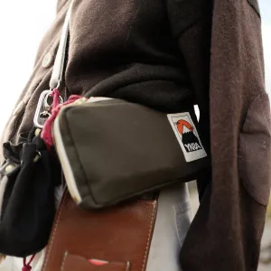 Cotton Canvas Travel Case Bag - Khaki