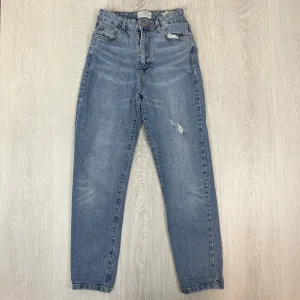 Cotton on Womens Blue Stretch Mom Jeans Size 10 AU