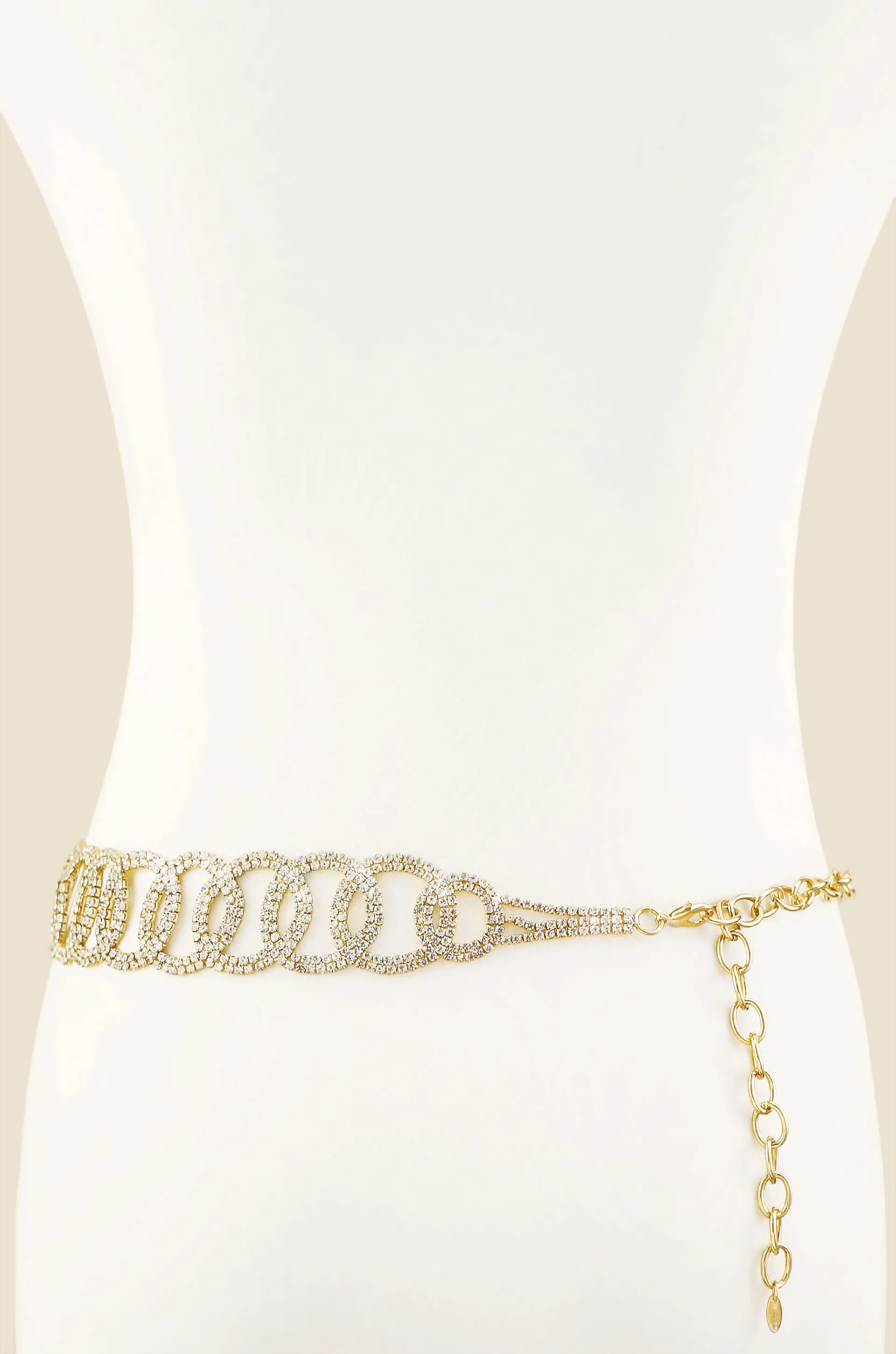 Crystal Loop Statement Belt