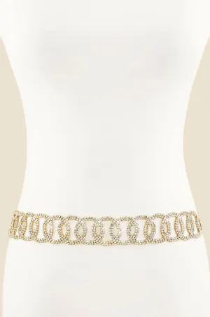 Crystal Loop Statement Belt