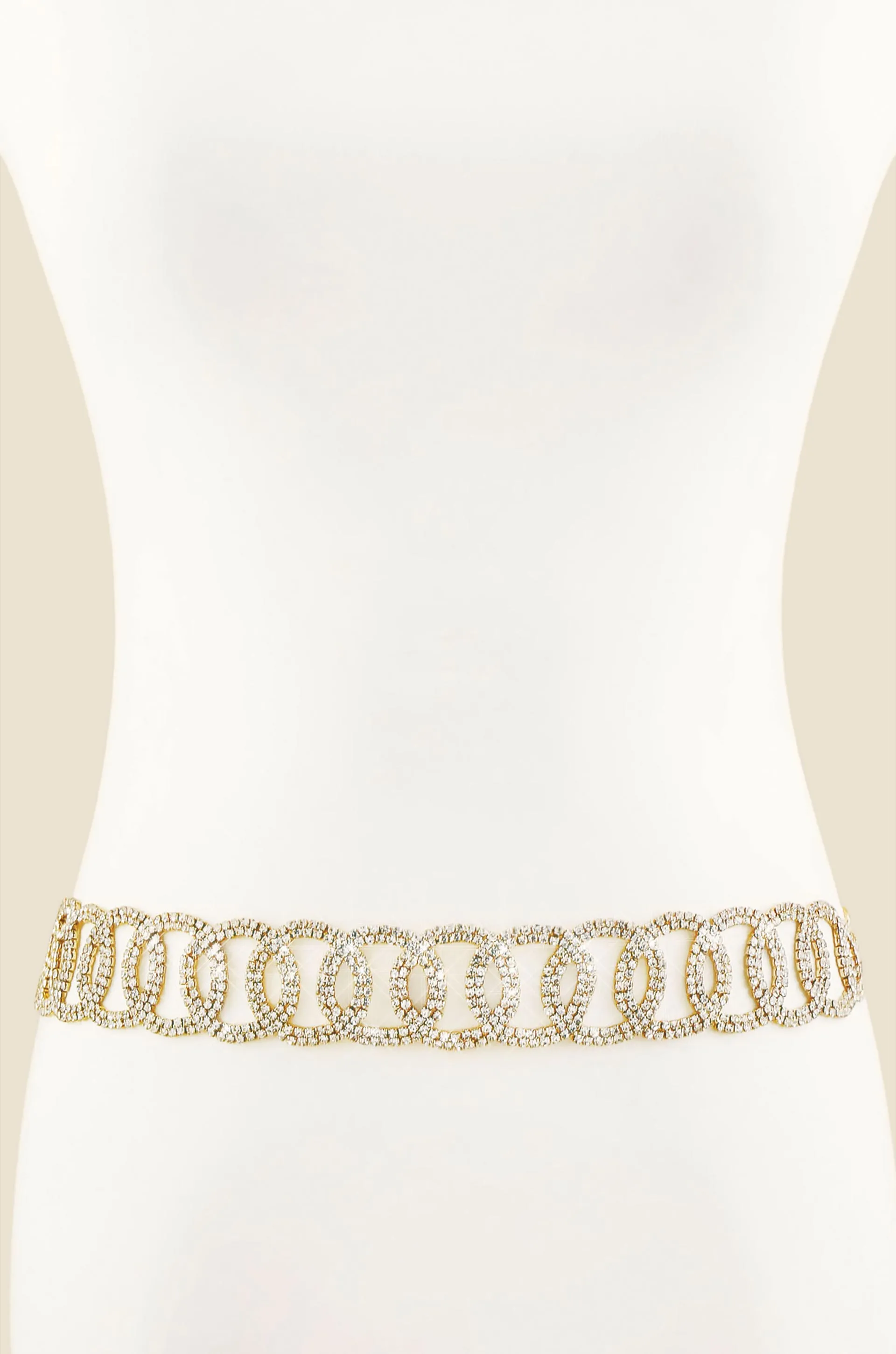 Crystal Loop Statement Belt