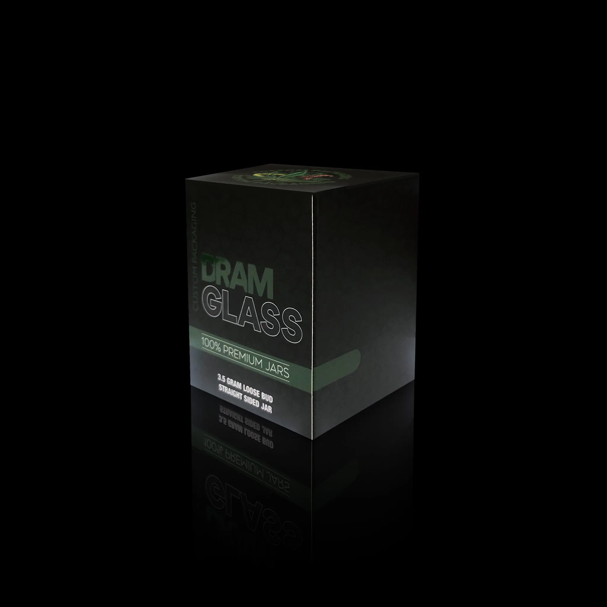 Custom Flower Jars Tincture Boxes