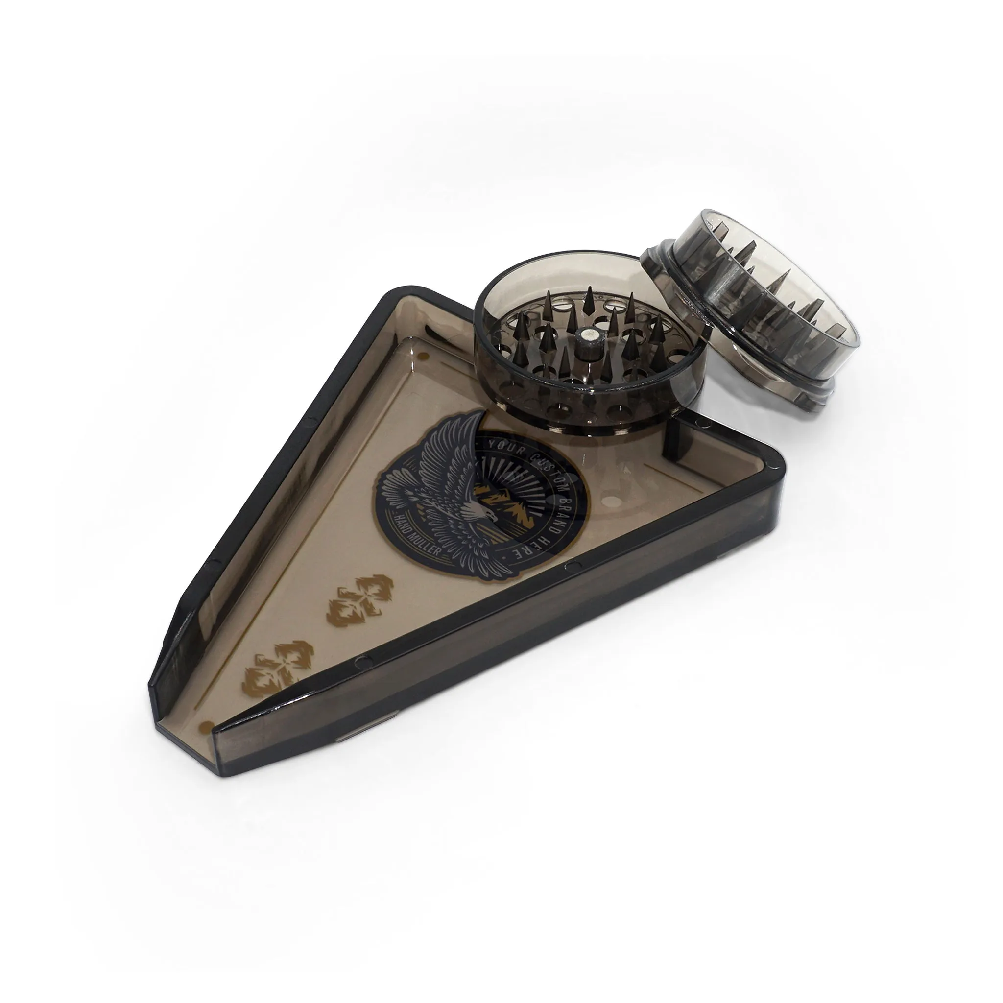 Custom Plastic Grinder   Mini Rolling Tray