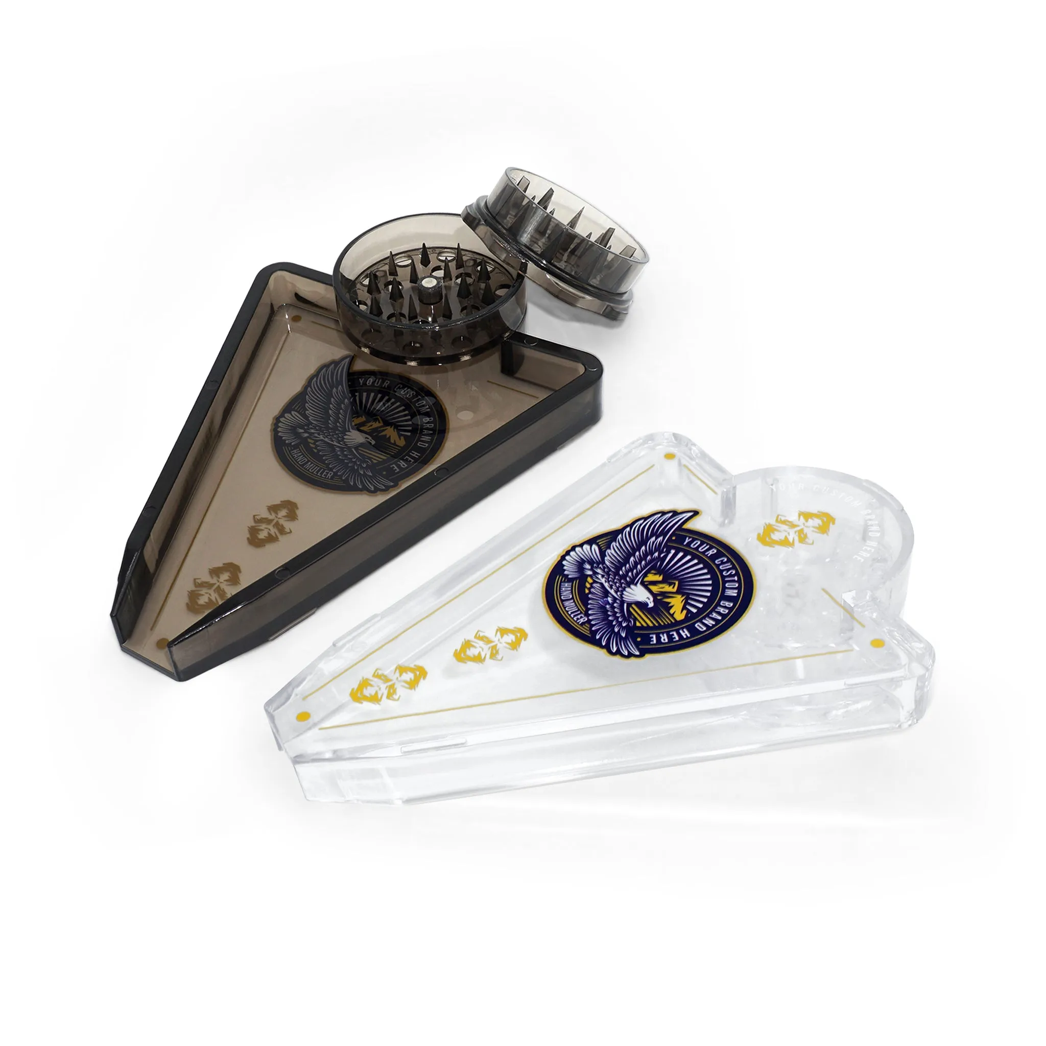 Custom Plastic Grinder   Mini Rolling Tray