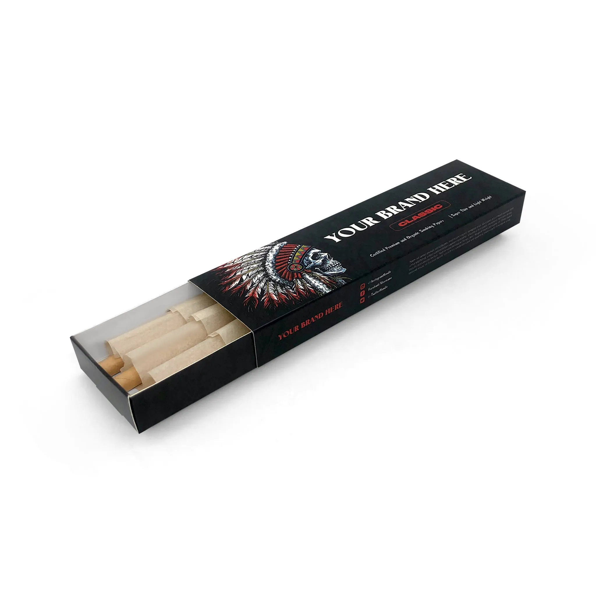 Custom Pre Rolled Cones in Drawer Chest Format (6CT)