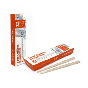 Custom Pre Rolled Cones in Flip Top Box Format (32CT)