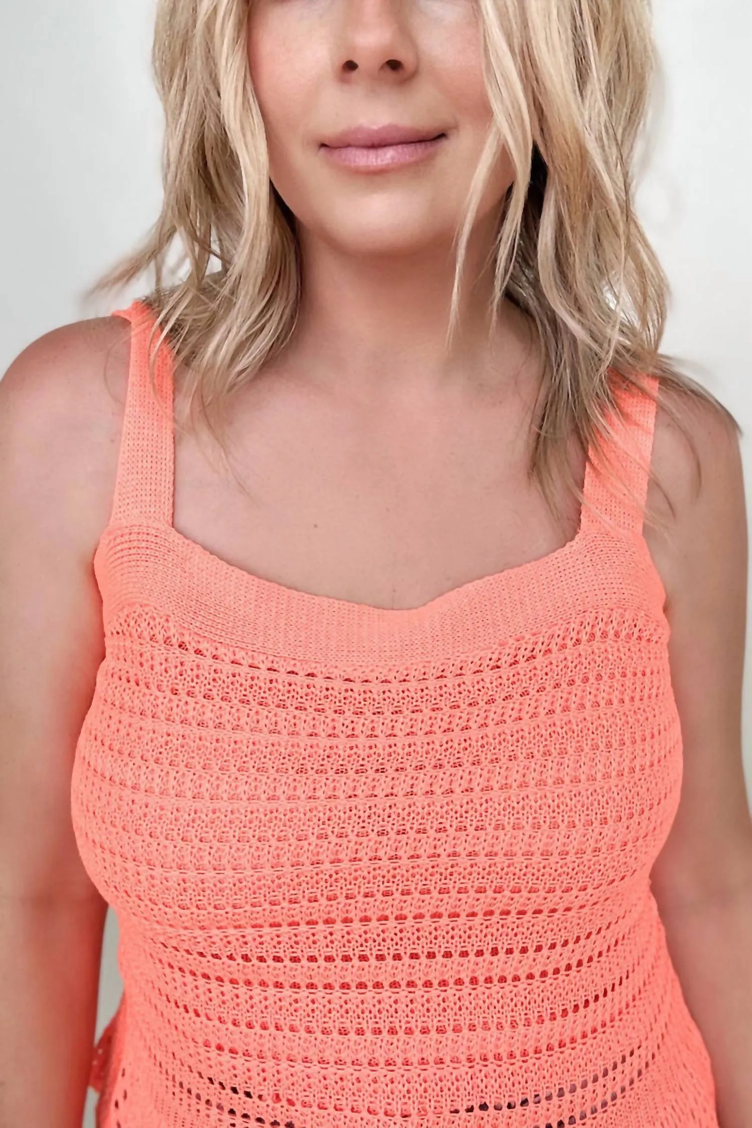Davi & Dani - Knit Peplum Tank Top