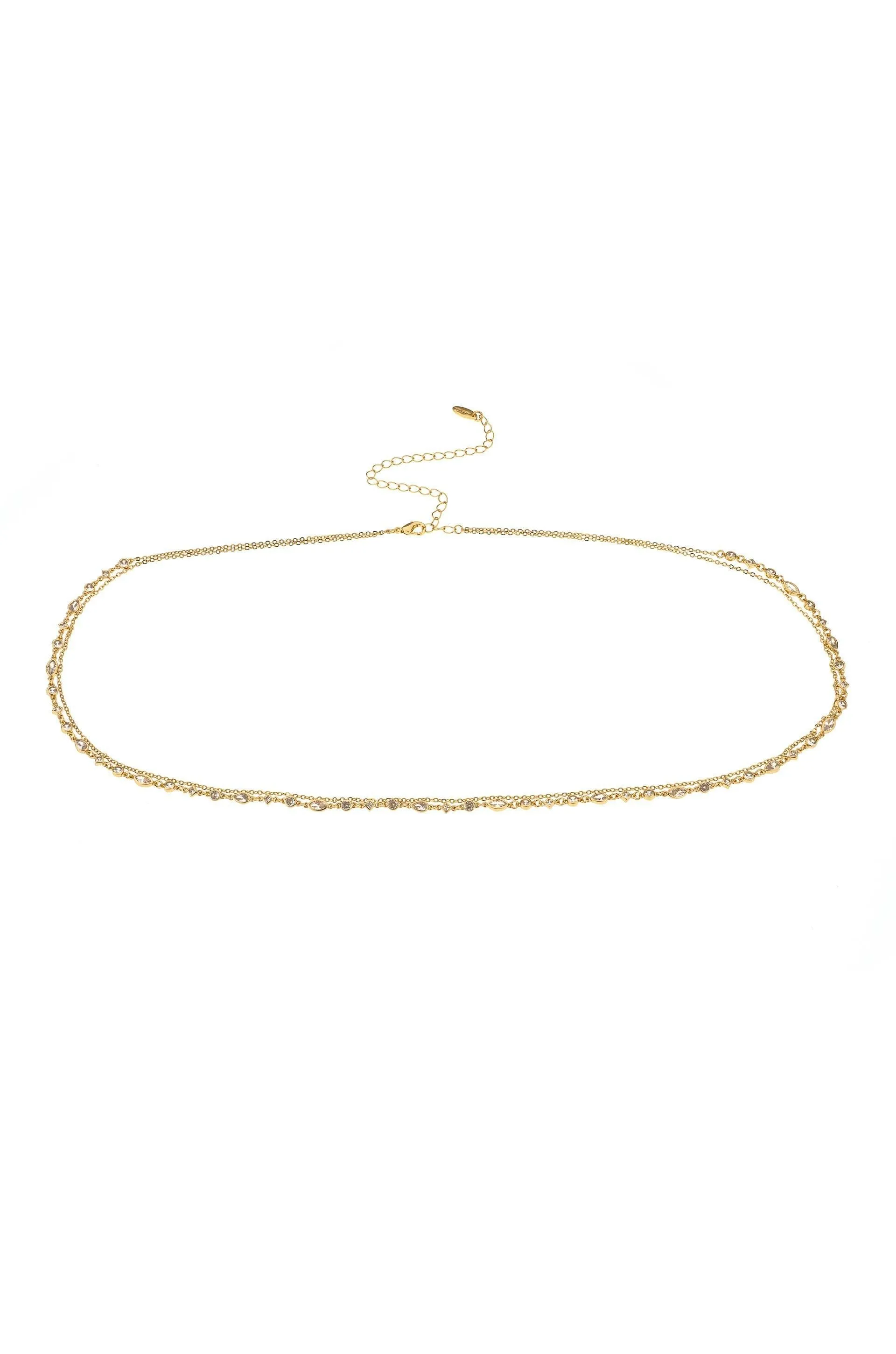 Delicate Strands Everyday Body Chain in Gold