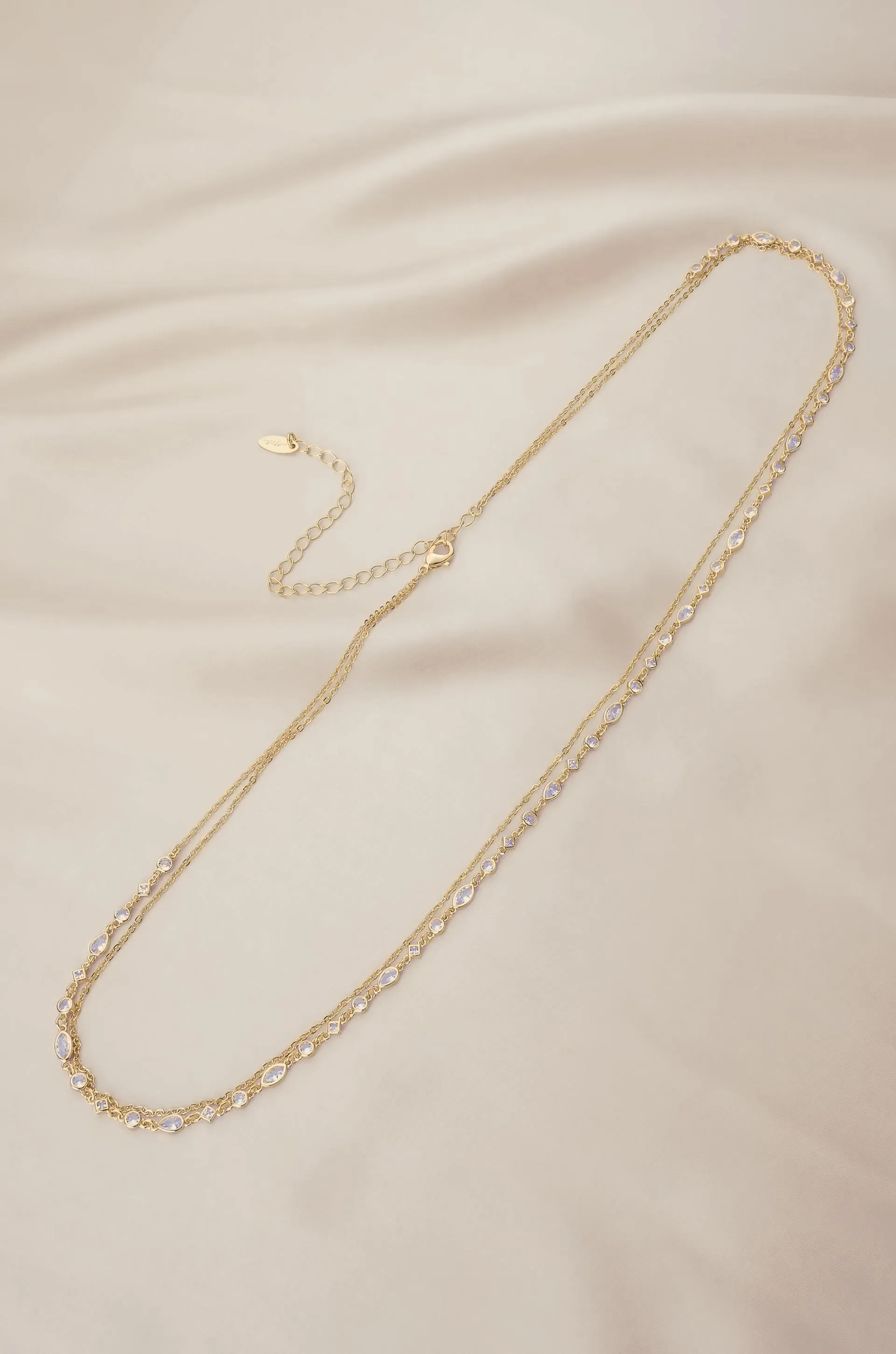 Delicate Strands Everyday Body Chain in Gold