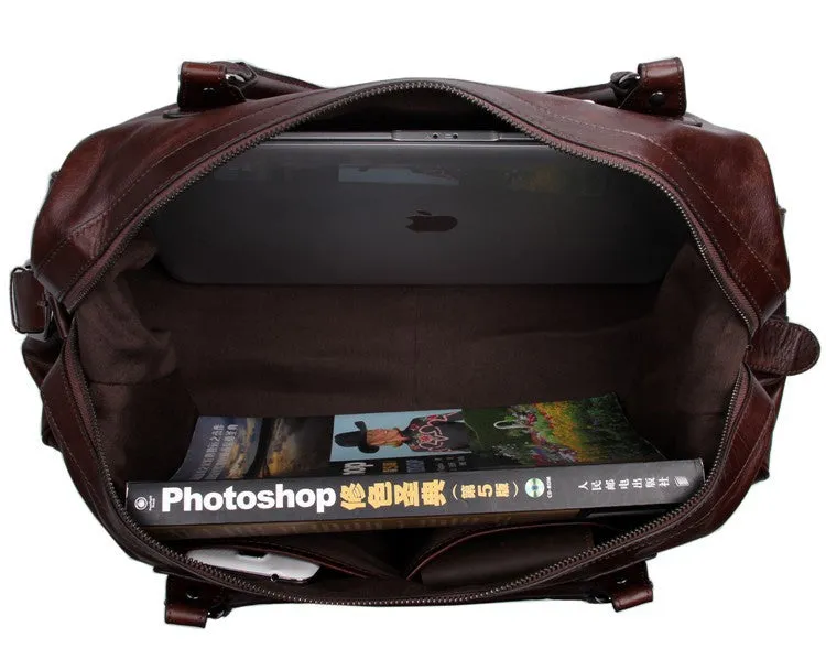 Designer Handbags Mens Leather Travel Bag Business Travel Duffle Luggage Bag