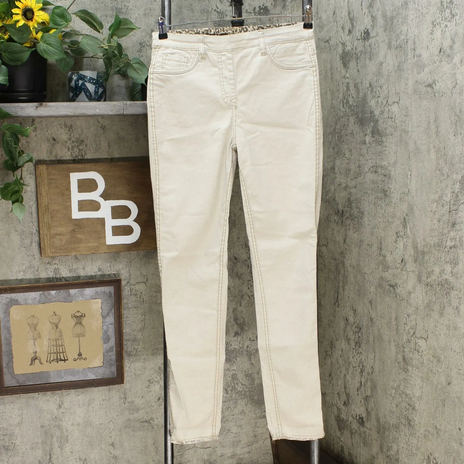 DG2 by Diane Gilman Women's Tall Reversible Twill Pull On Skinny Jeans