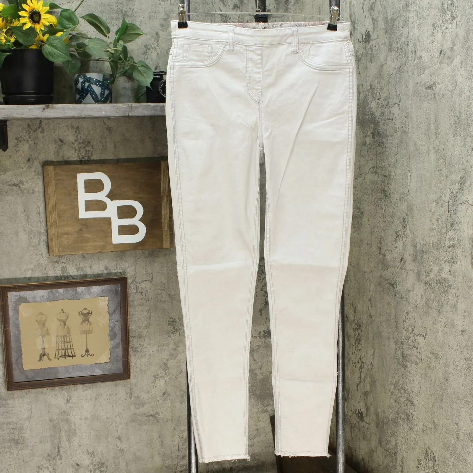 DG2 by Diane Gilman Women's Tall Reversible Twill Pull On Skinny Jeans
