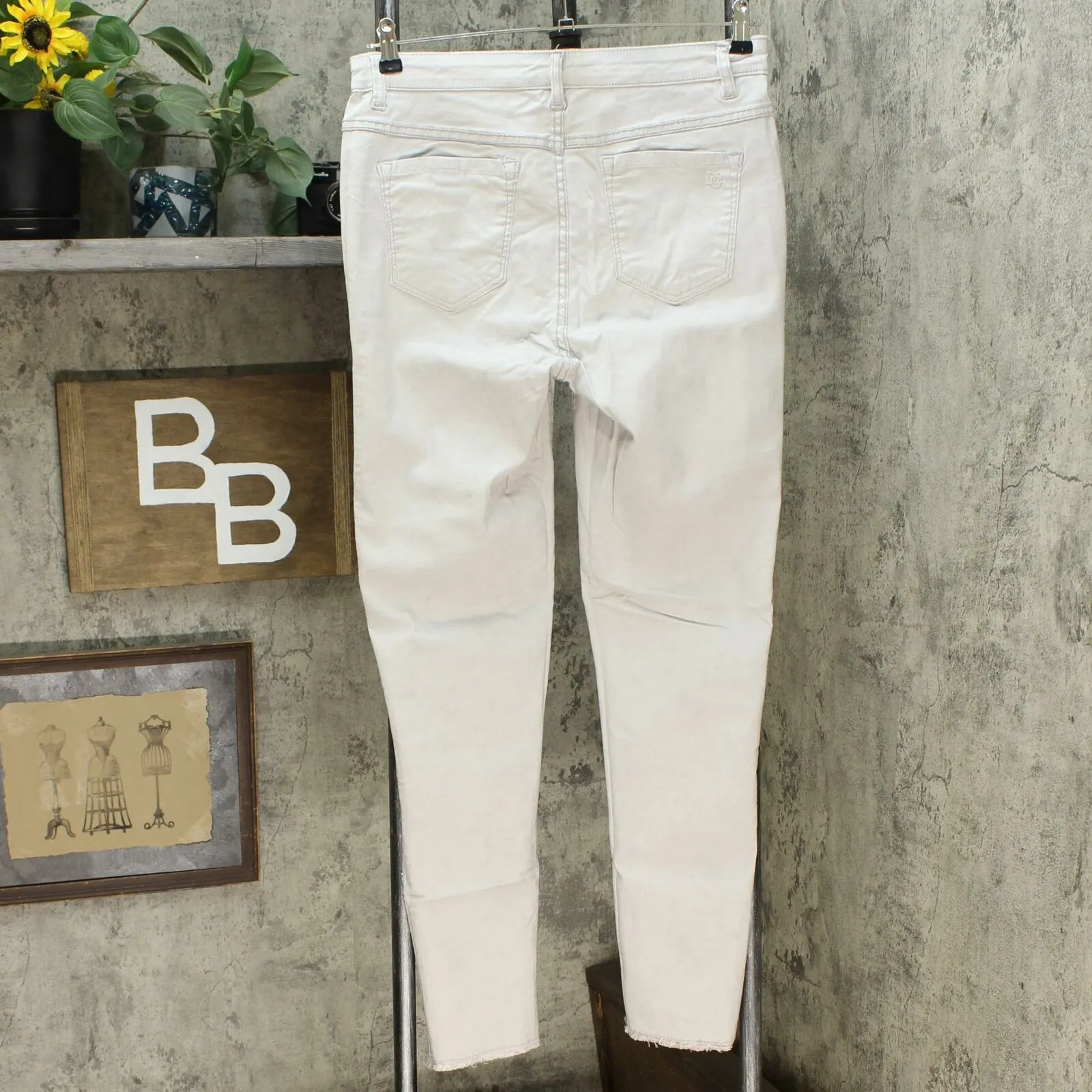 DG2 by Diane Gilman Women's Tall Reversible Twill Pull On Skinny Jeans