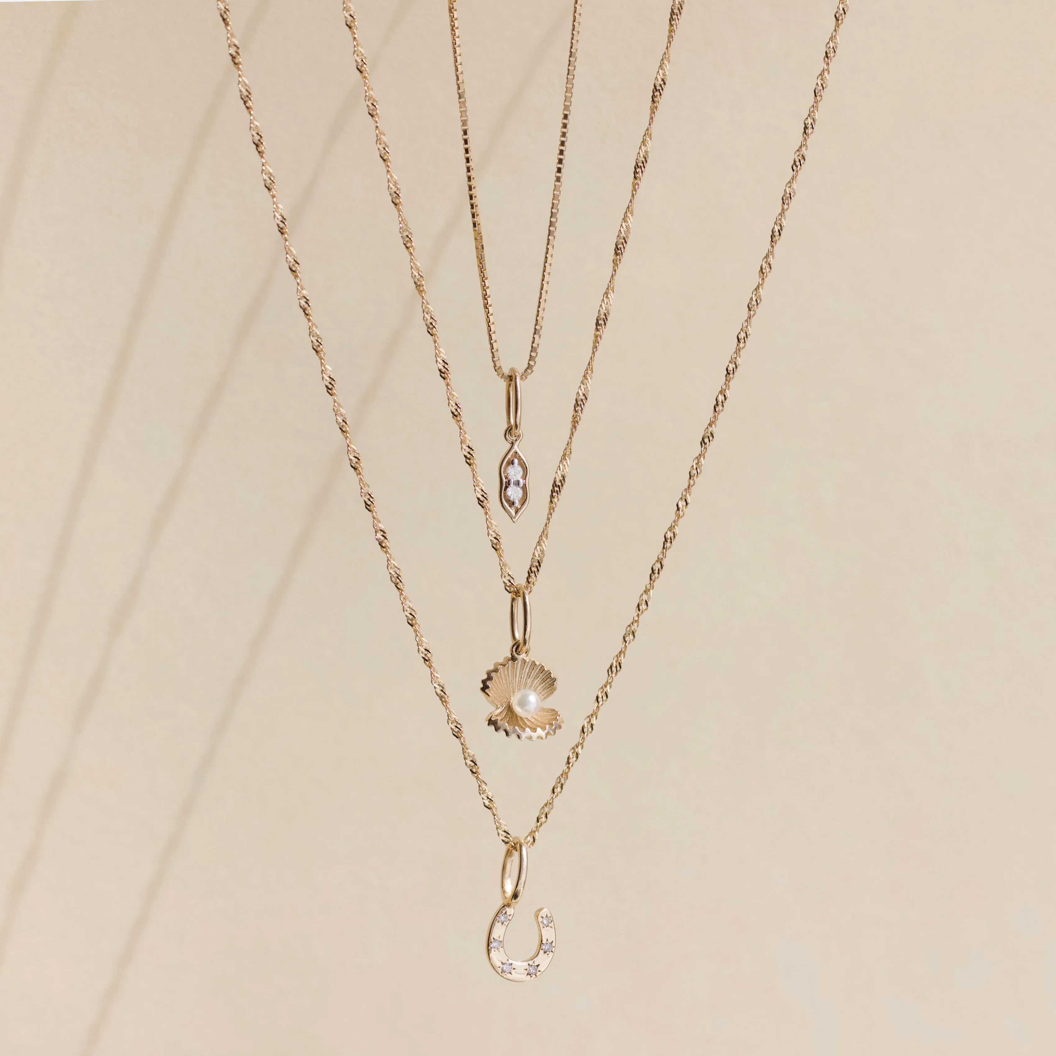 Diamond Peas in a Pod Charm
