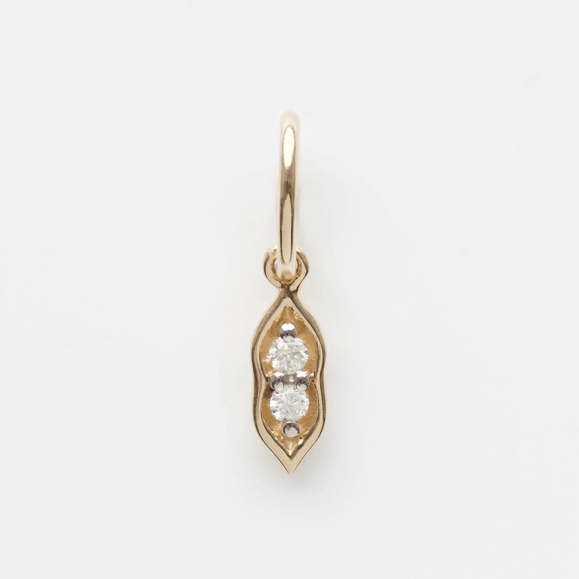 Diamond Peas in a Pod Charm