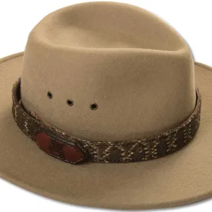 Diamondback Rattlesnake Adjustable 1" Hat Band