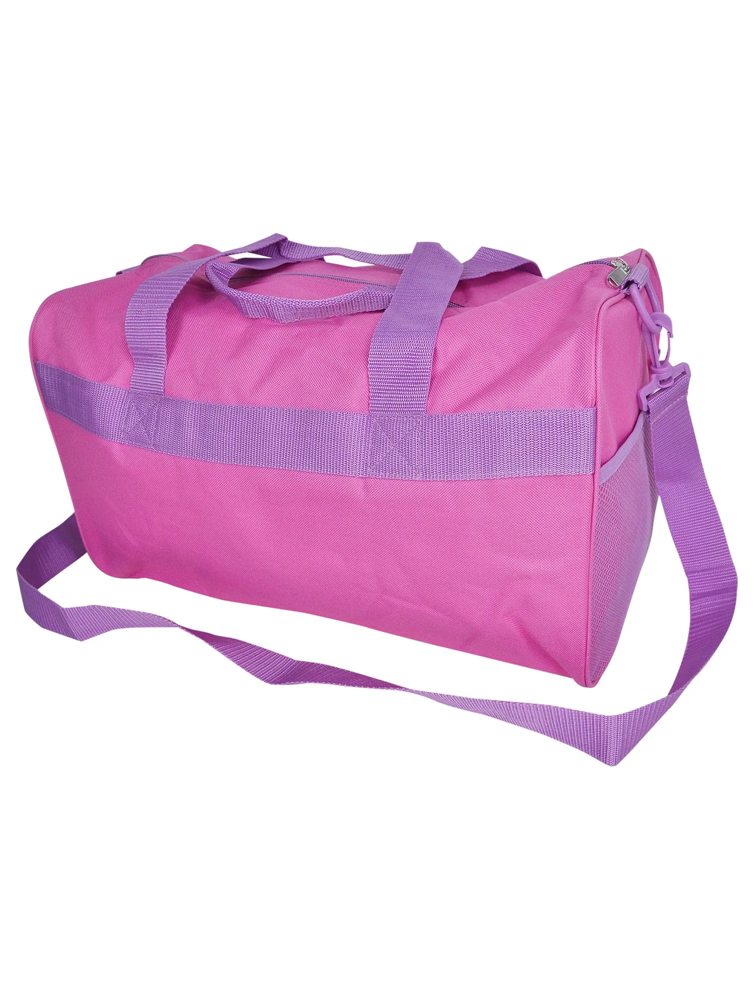 Disney Minnie Mouse Pink Duffel Bag 17" w/ Zippered Mesh Toiletry Pouch